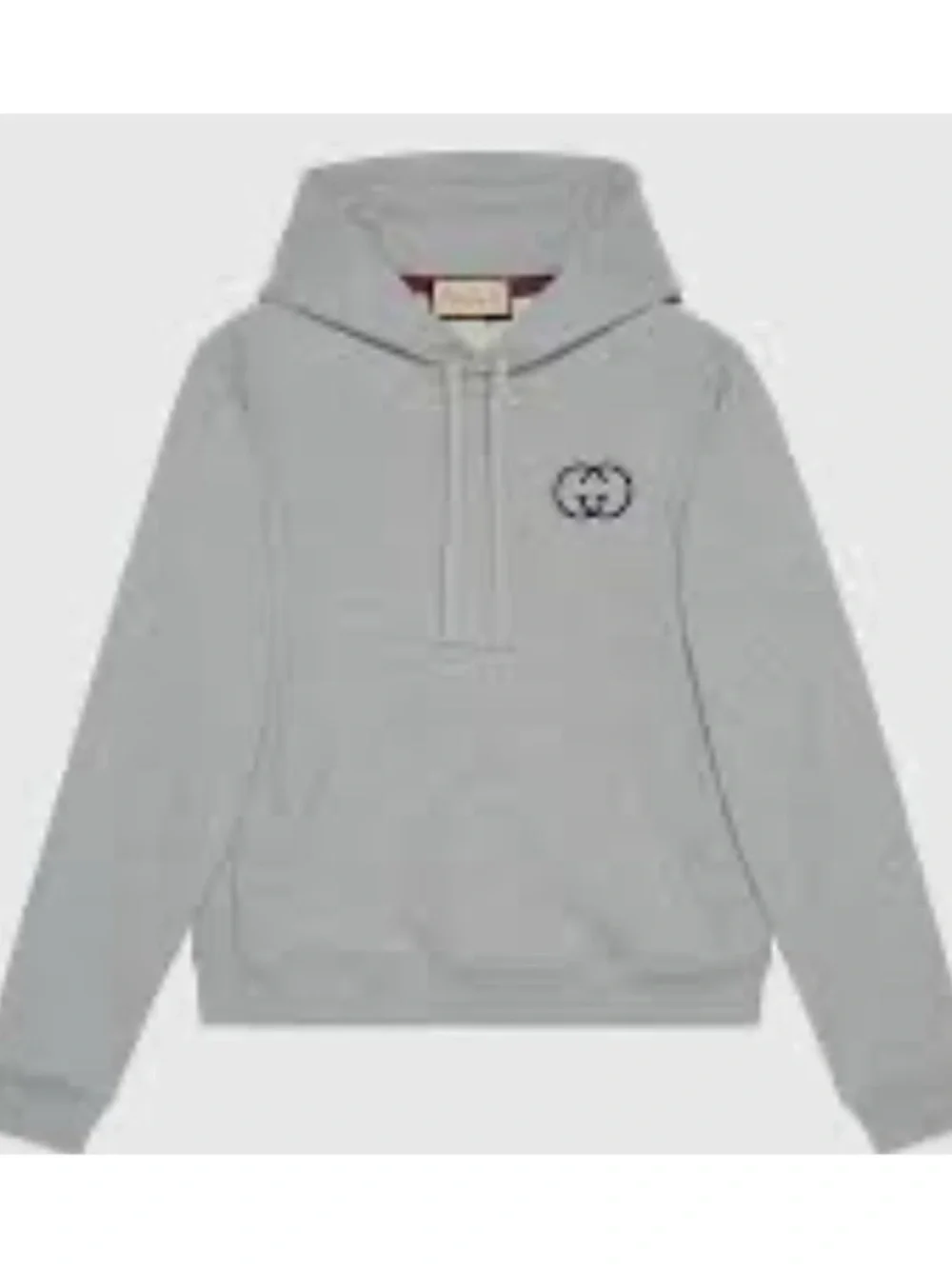 Gucci embroidered interlocking G logo hoodie size XL made in Italy